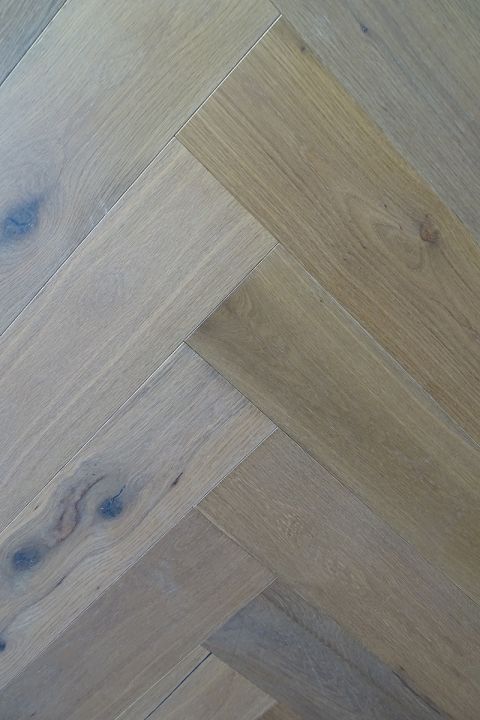 Visgraat Rustiek Eiken Gerookt Naturel Geolied